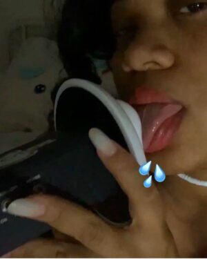 Ear Licking with Implied Sounds